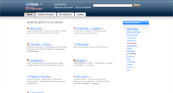 Desktop Screenshot of laserena.avisos-chile.com
