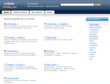 Tablet Screenshot of laserena.avisos-chile.com