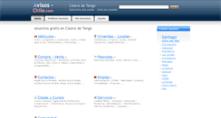 Desktop Screenshot of caleradetango.avisos-chile.com