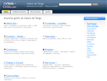 Tablet Screenshot of caleradetango.avisos-chile.com