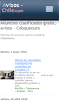 Mobile Screenshot of cobquecura.avisos-chile.com