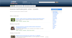 Desktop Screenshot of licanten.avisos-chile.com