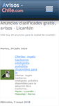 Mobile Screenshot of licanten.avisos-chile.com
