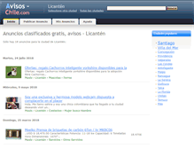 Tablet Screenshot of licanten.avisos-chile.com