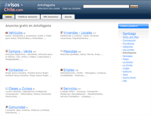 Tablet Screenshot of antofagasta.avisos-chile.com