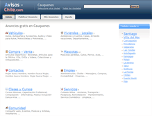 Tablet Screenshot of cauquenes.avisos-chile.com