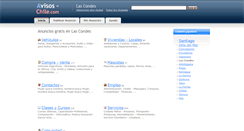 Desktop Screenshot of lascondes.avisos-chile.com