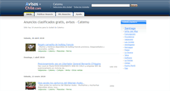 Desktop Screenshot of catemu.avisos-chile.com