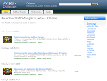 Tablet Screenshot of catemu.avisos-chile.com
