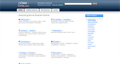 Desktop Screenshot of estacioncentral.avisos-chile.com