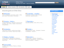 Tablet Screenshot of chilechico.avisos-chile.com