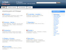 Tablet Screenshot of elbosque.avisos-chile.com
