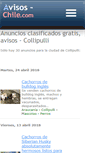 Mobile Screenshot of collipulli.avisos-chile.com