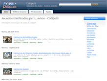 Tablet Screenshot of collipulli.avisos-chile.com