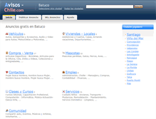 Tablet Screenshot of batuco.avisos-chile.com
