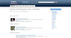 Desktop Screenshot of combarbala.avisos-chile.com