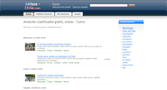 Desktop Screenshot of cunco.avisos-chile.com